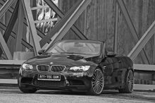 Темный BMW 3 серии, М3, кабриолет, без крыши, ферма, вид спереди